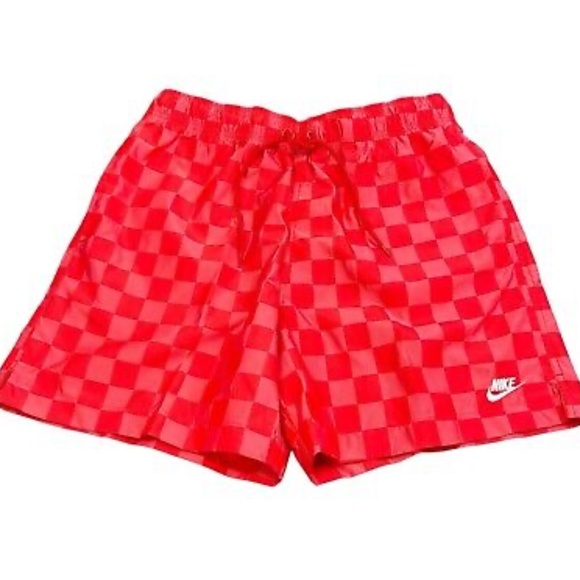 Nike Other - Nike Red Checkered Athletic Shorts